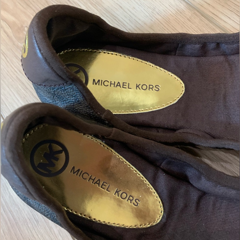 Michael Kors Brown Ballet Flats - Picture 4 of 6